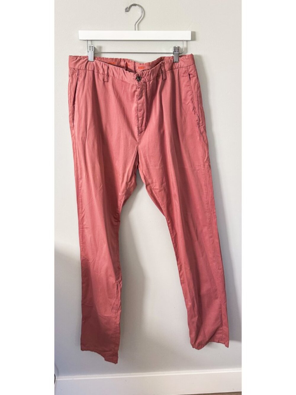 Zanella Noah Style Pink Stretch Chinos